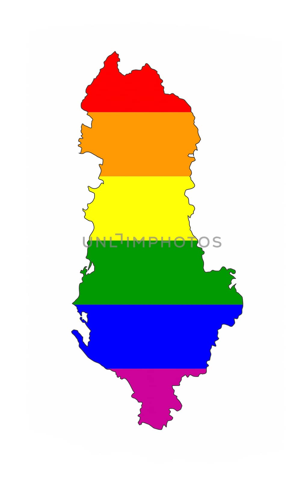 albania gay map by tony4urban
