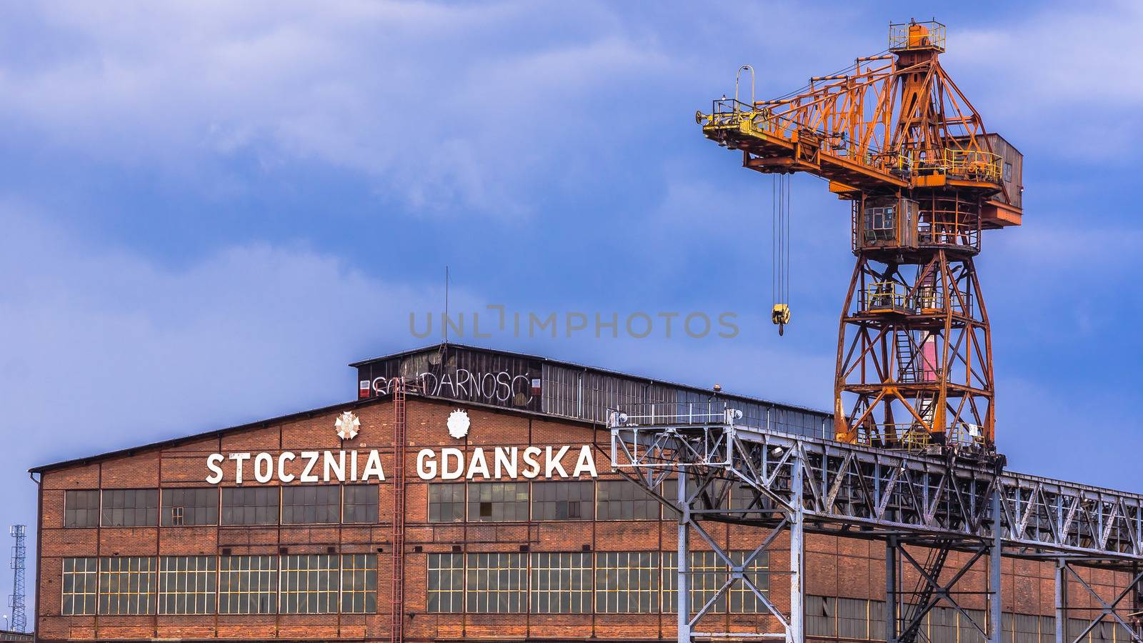 Gdansk Shipyard, so-called "cradle of Solidarity" on July 12, 2012 in Gdansk. Historical place of Polish workers strike in August 1980, under the leadership of Lech Walesa.