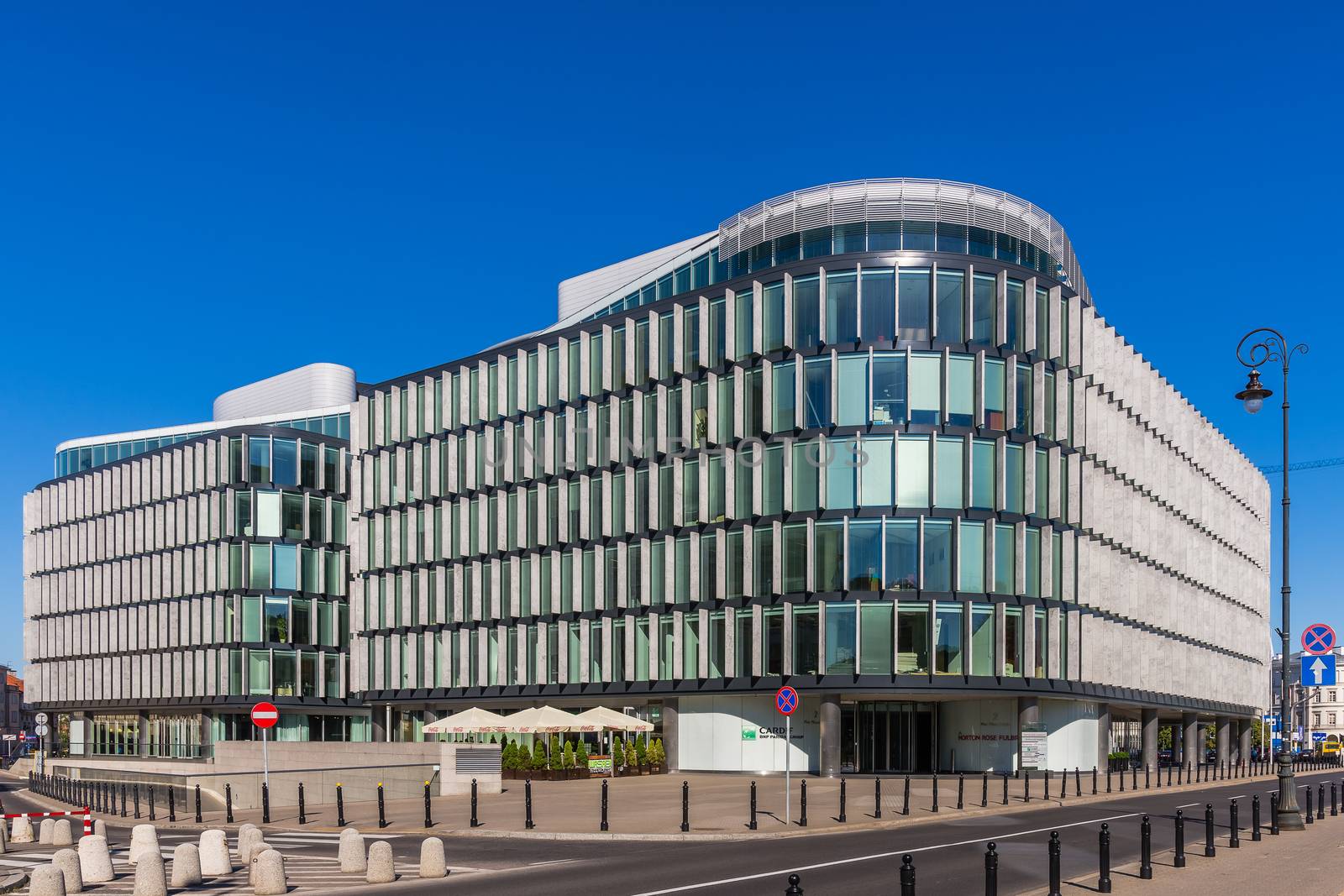 Metropolitan Business Centre in Warsaw, one of the most technologically advanced office buildings in Europe, designed by Norman Foster, one of the greatest contemporary architects