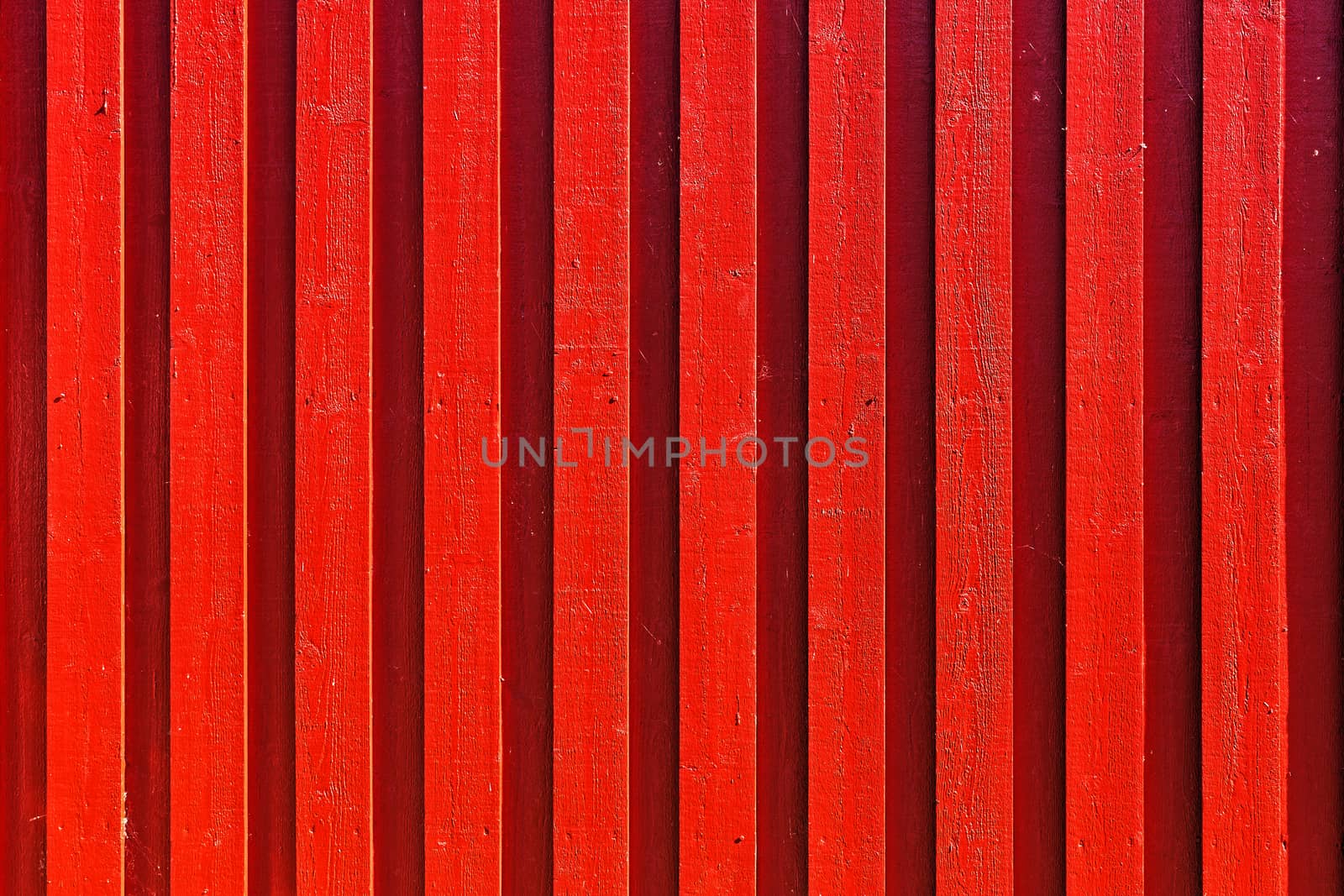 Red wooden wall by pawel_szczepanski