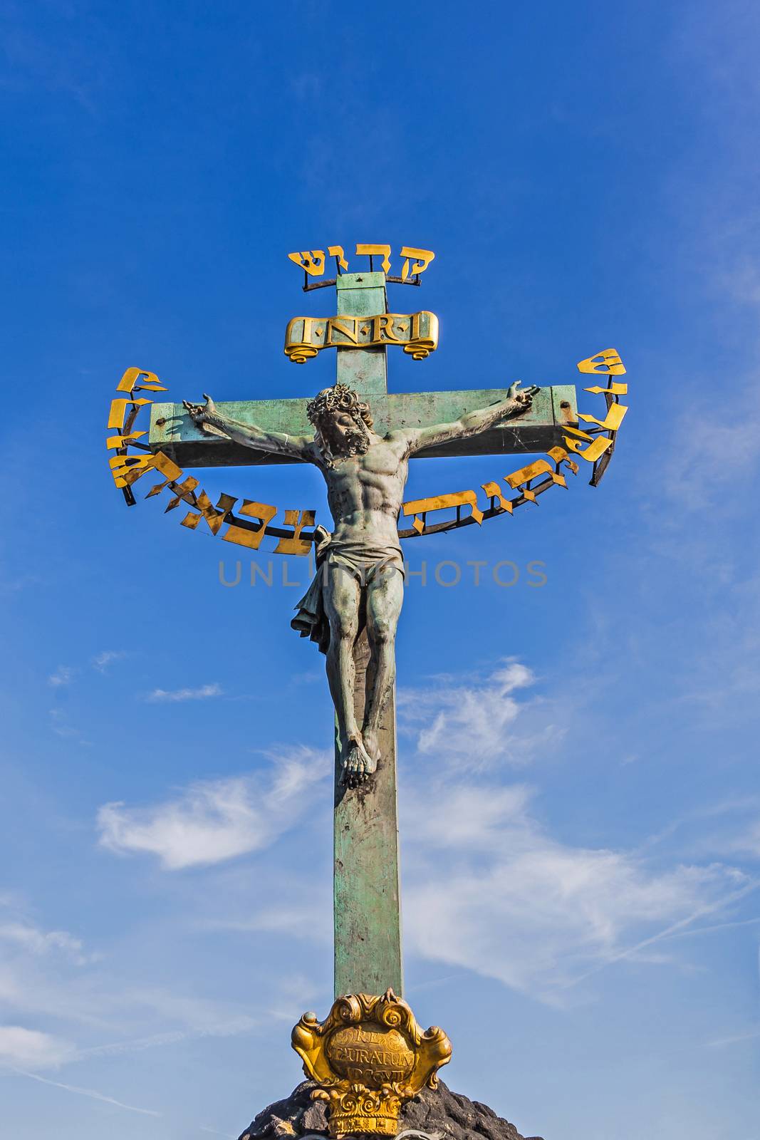 Ancient sculpture of Jesus Christ by pawel_szczepanski