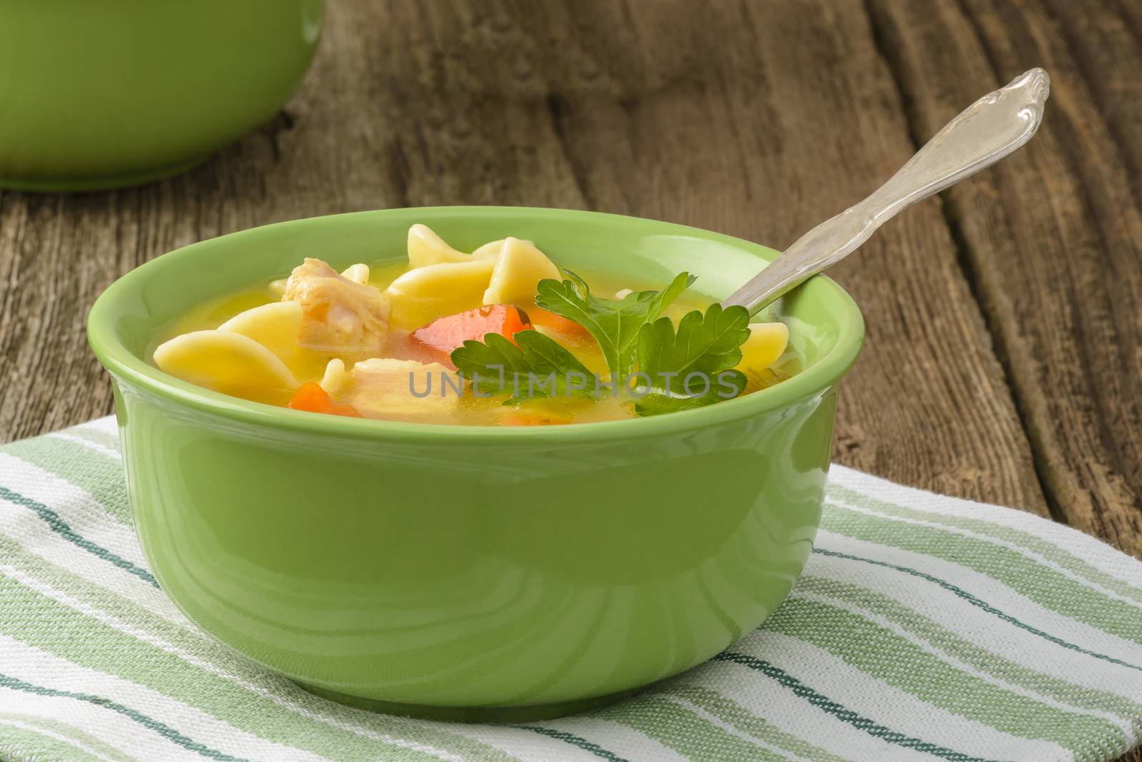 Homemade Chicken Noodle Soup by billberryphotography