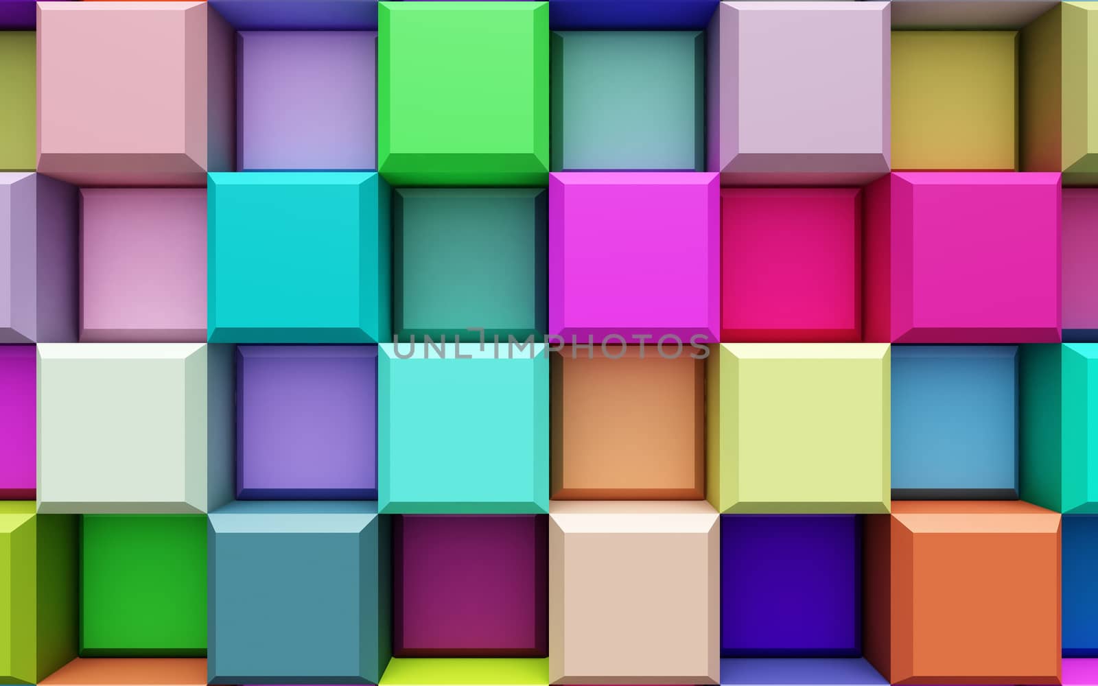 abstract colorful geometric background by teerawit