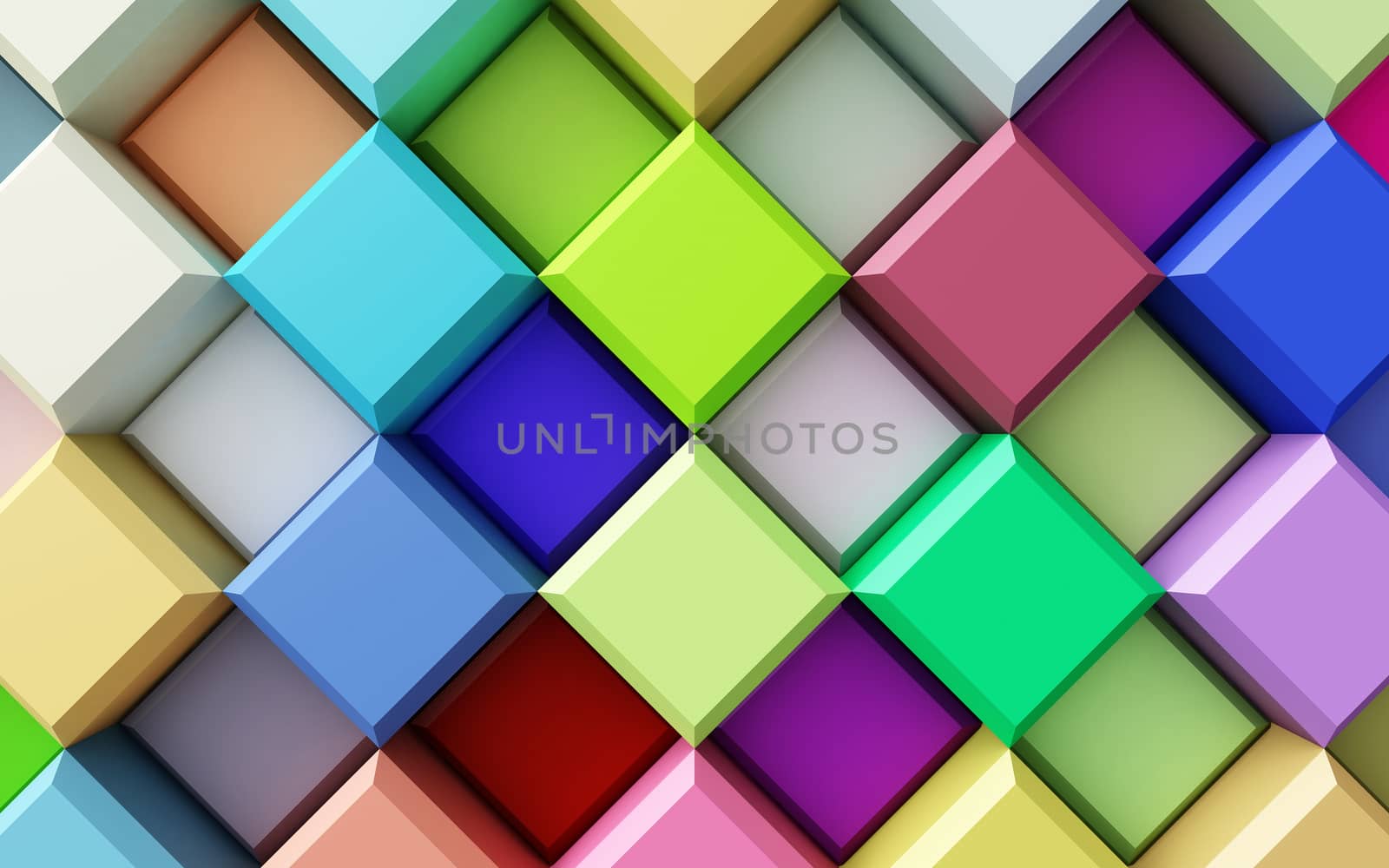 abstract colorful geometric background by teerawit