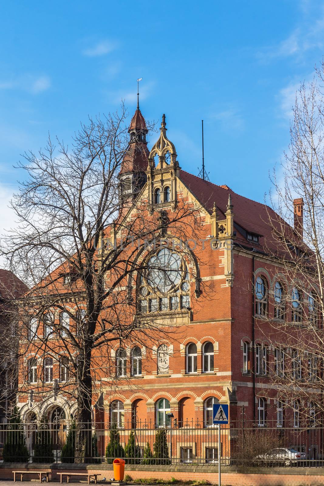 Adam Mickiewicz High School in Katowice, Poland.