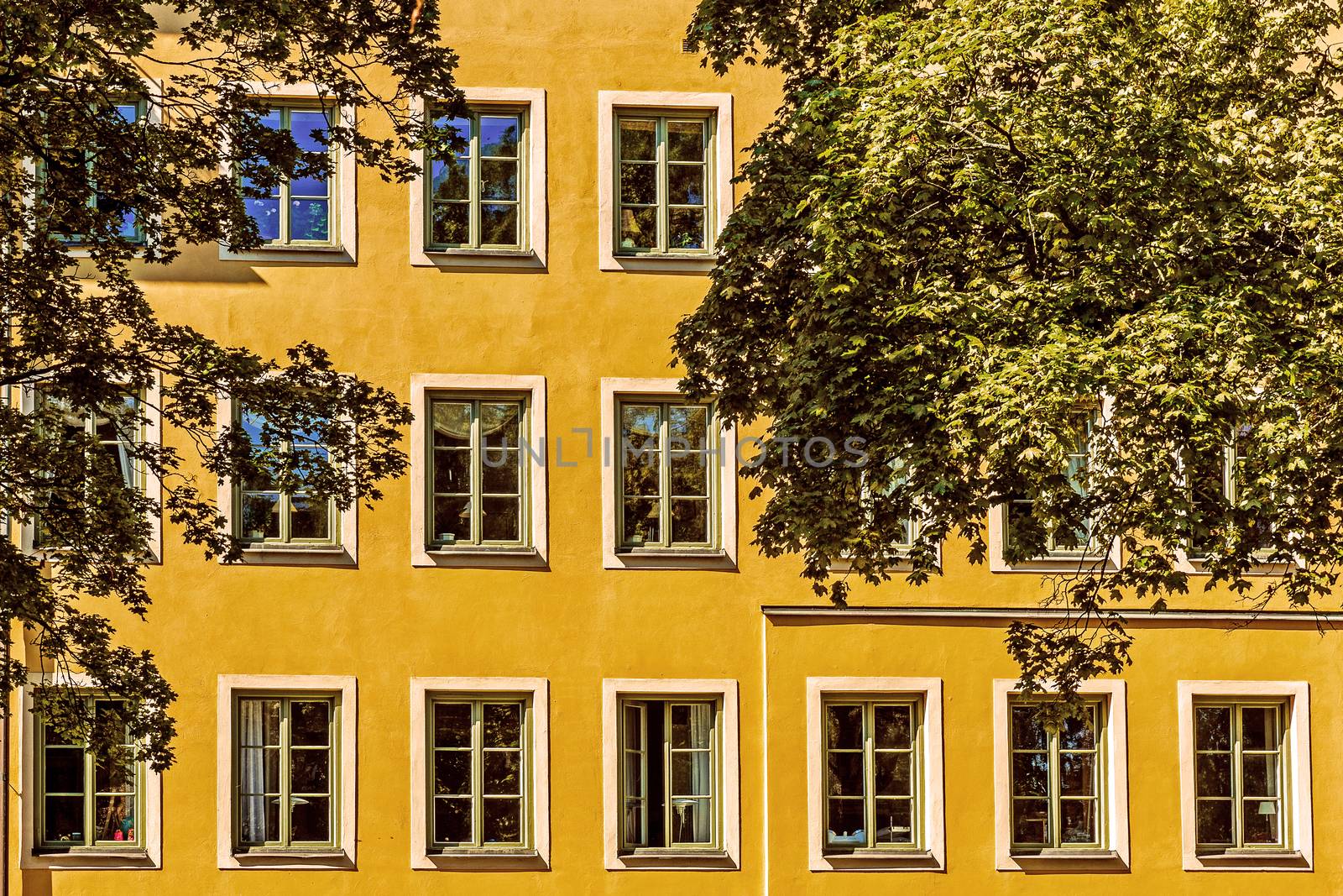 Facade of a residential by pawel_szczepanski