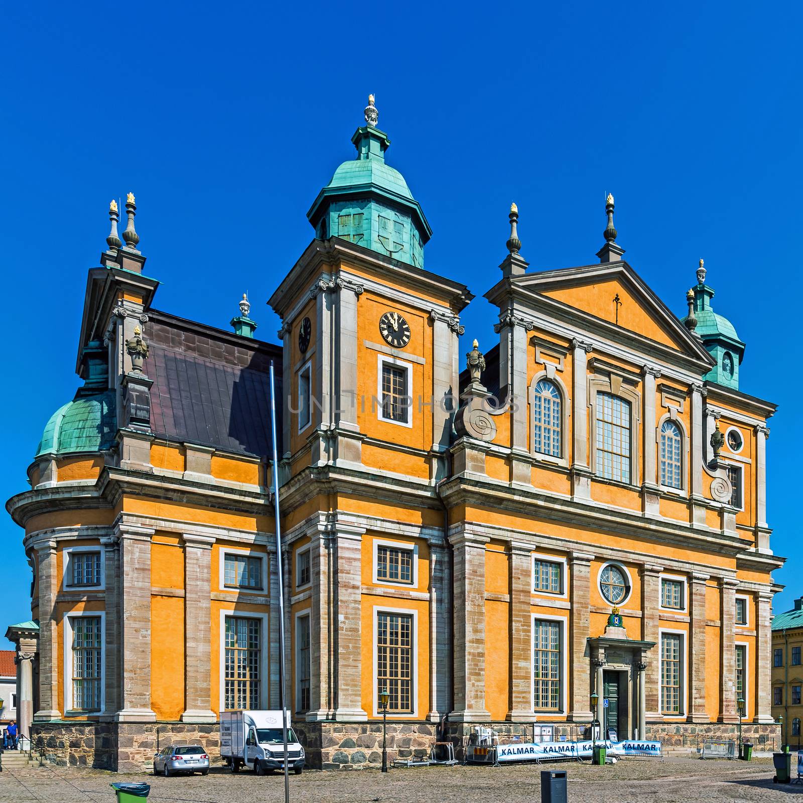 Kalmar Cathedral (Kalmar domkyrka), the Baroque church designed by Nicodemus Tessin built in the years 1660-1703.
