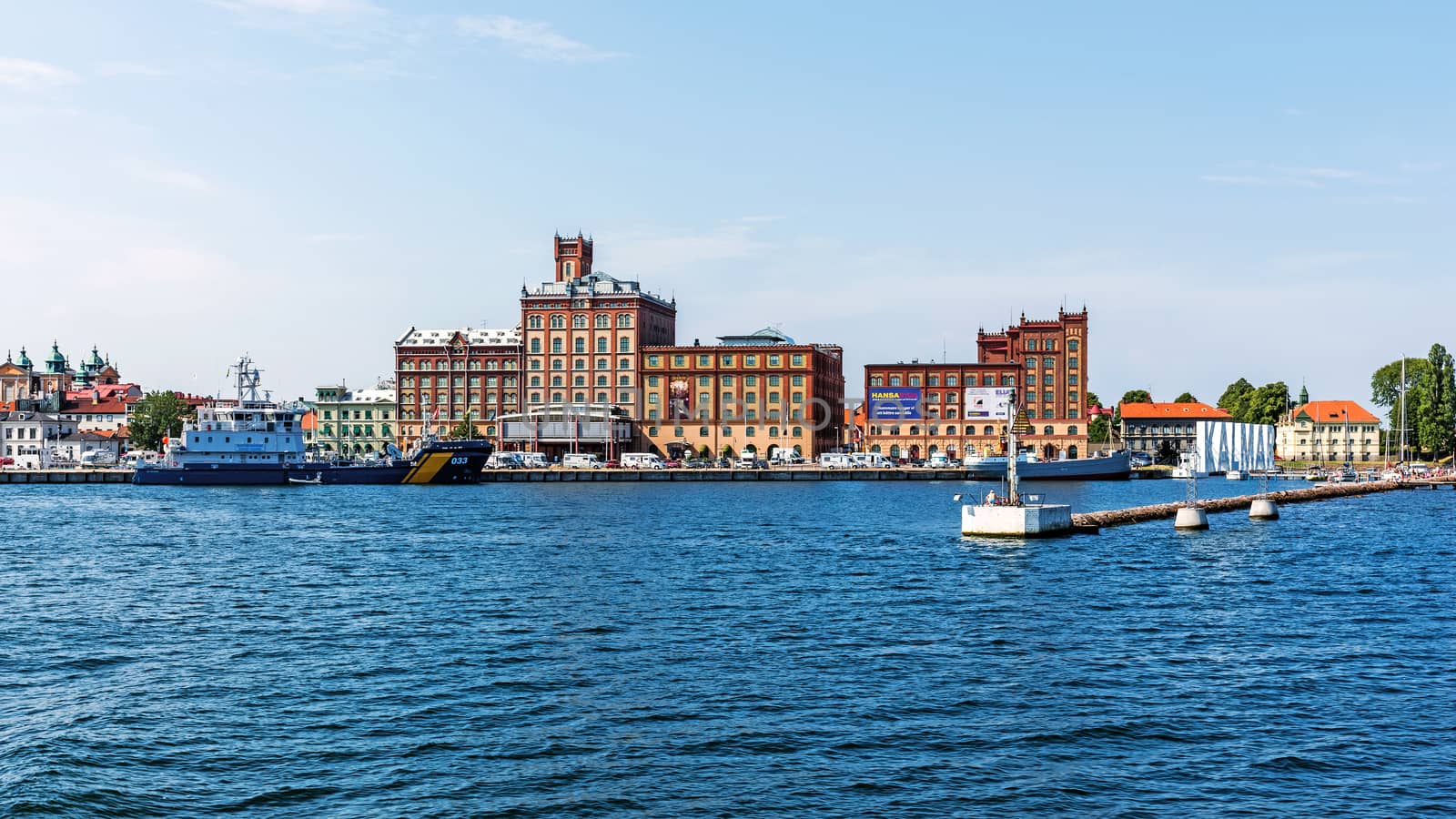 Kalmar viewed out of the boat by pawel_szczepanski