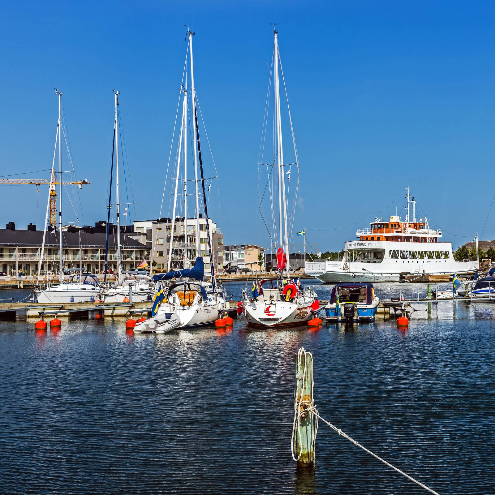 Scenes from the marina in Farjestaden by pawel_szczepanski