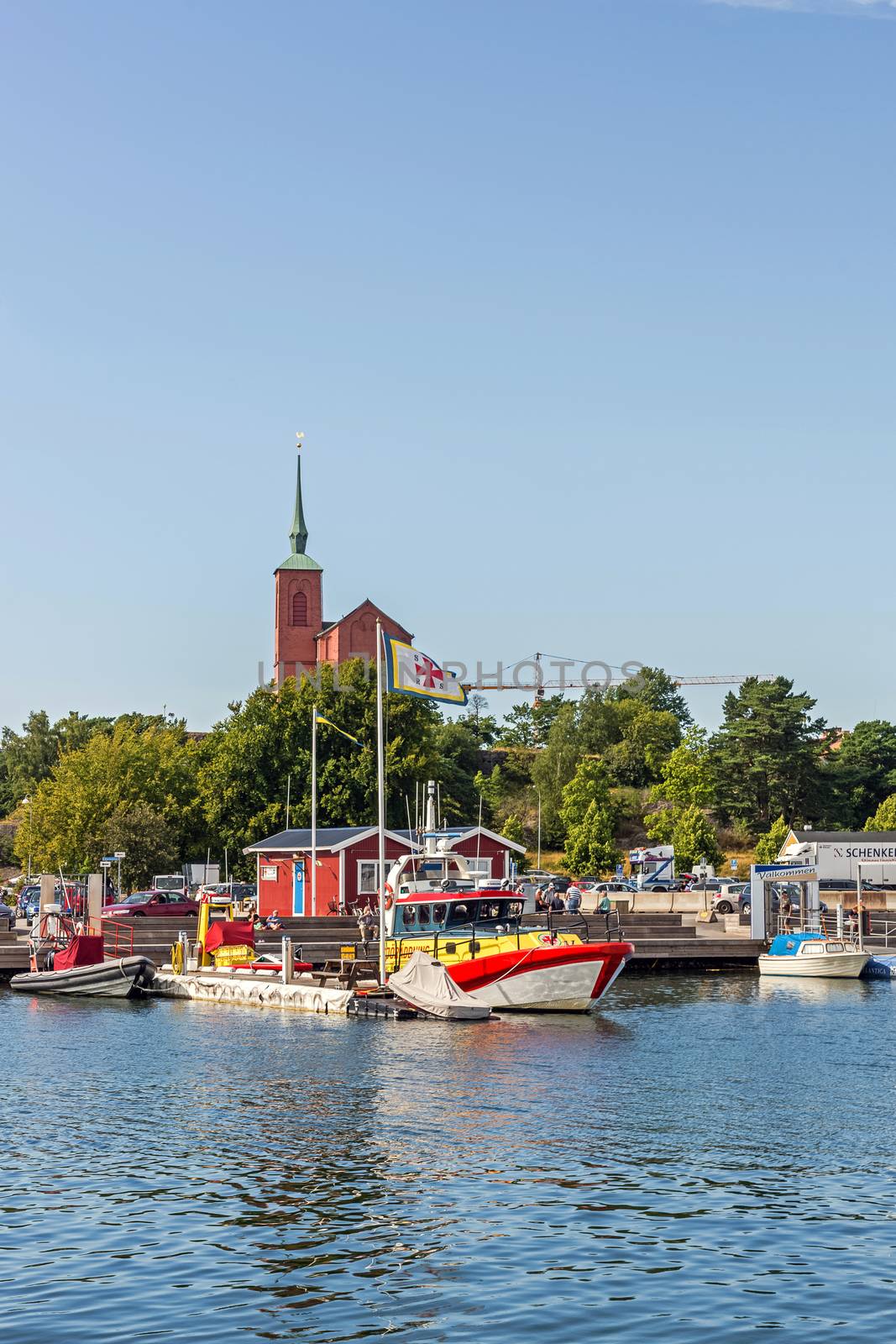 Scenes from Nynashamn, a big center for ferry transport offering services to Gotland, Poland and Russia. The city is also a well-known place of sailing events.