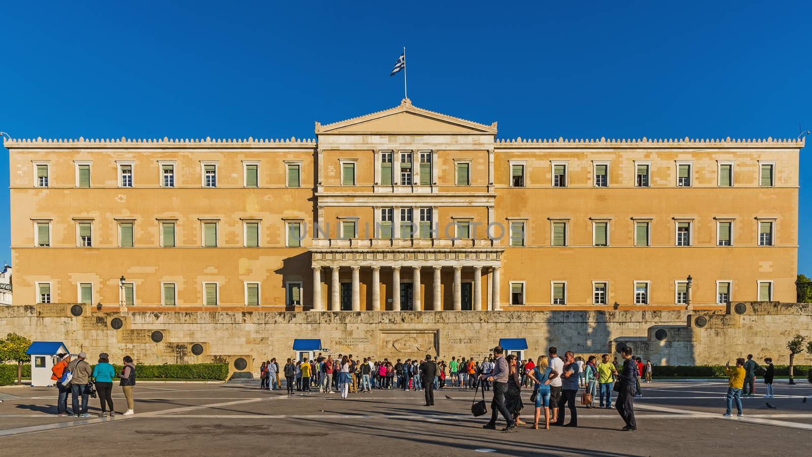 The Presidential Mansion in Athens, the official residence of the President of the Hellenic Republic. Designed by Ernst Ziller, built in a neoclassical style in the years 1891-1897.