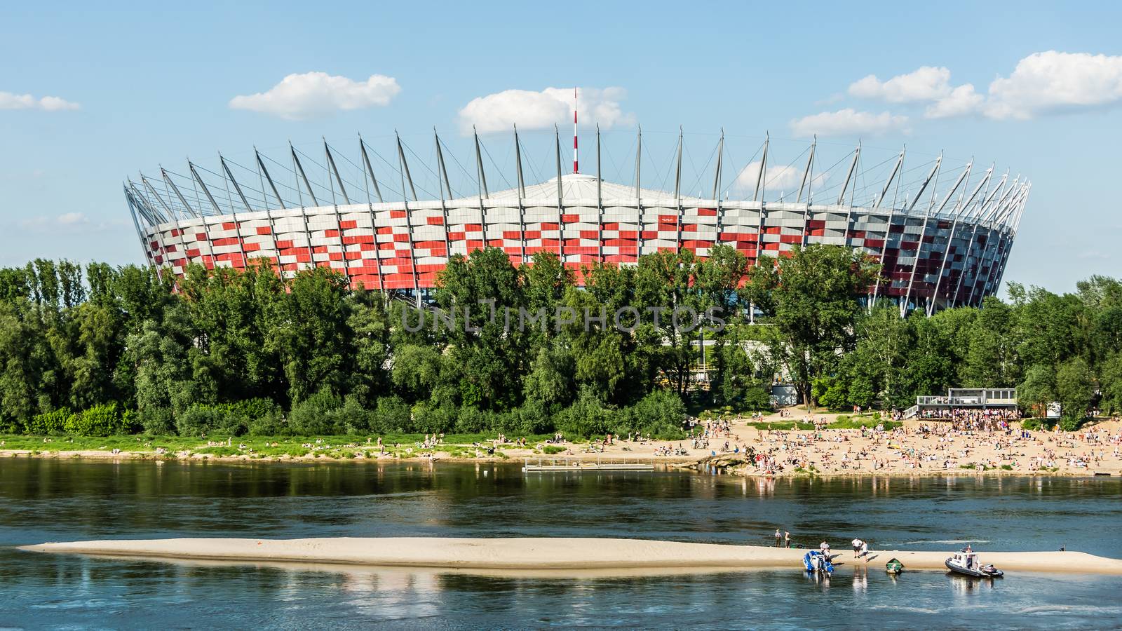 National Stadium in Warsaw, designed for UEFA EURO 2012, with its  retractable roof and advanced infrastructure remains one of the most modern sport facility in Europe.