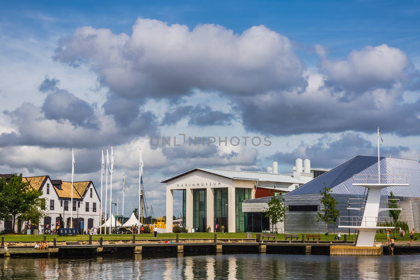 The Naval Museum in Karlskrona. Collections contain the history of the Swedish navy and museum attaches a great importance to the educational activities.