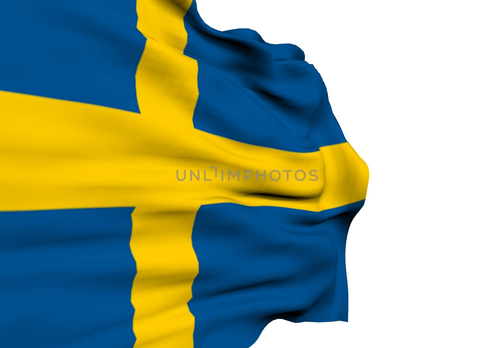 Image of a flag of Sweden by richter1910