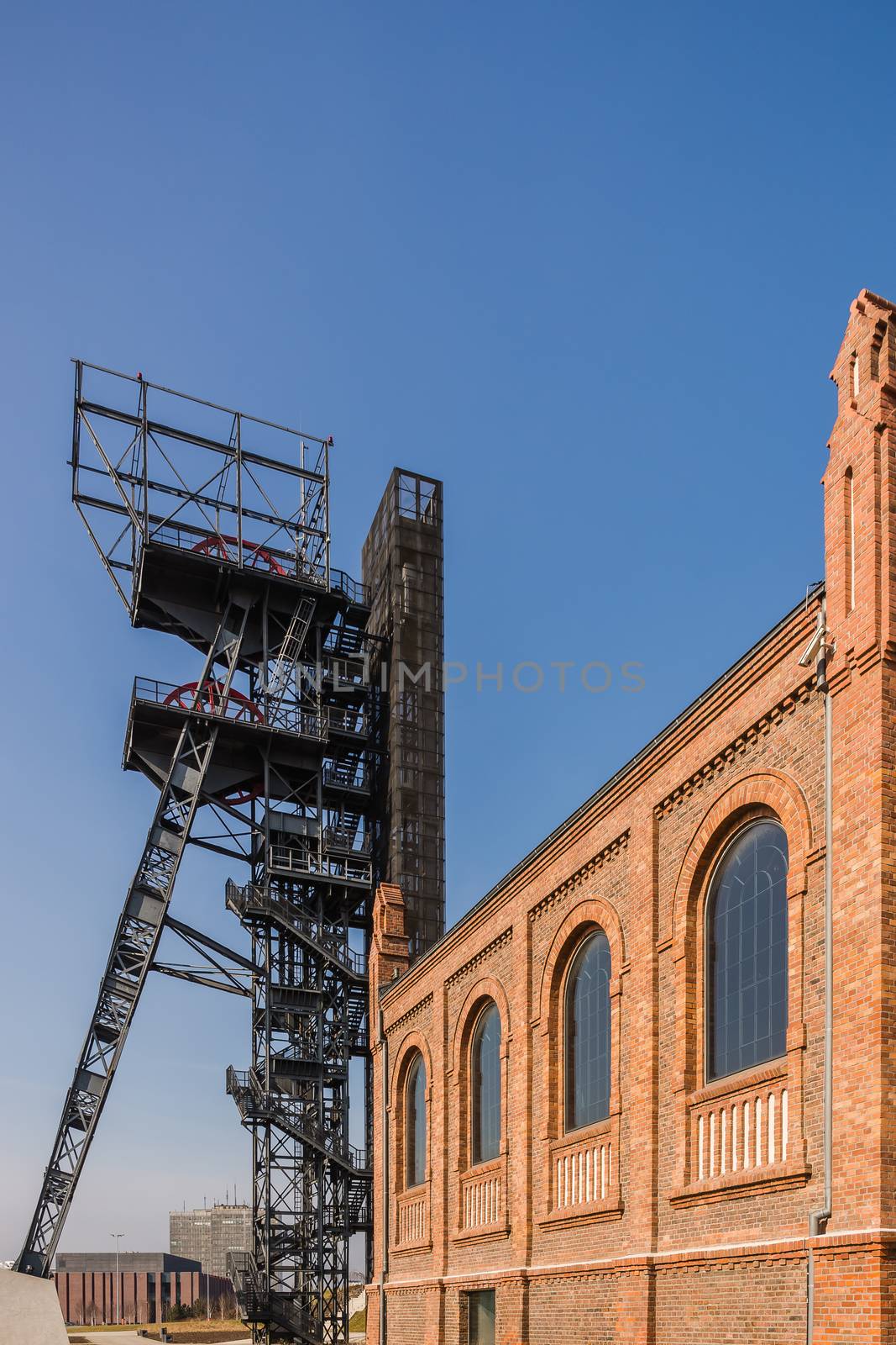 The former coal mine in Katowice.