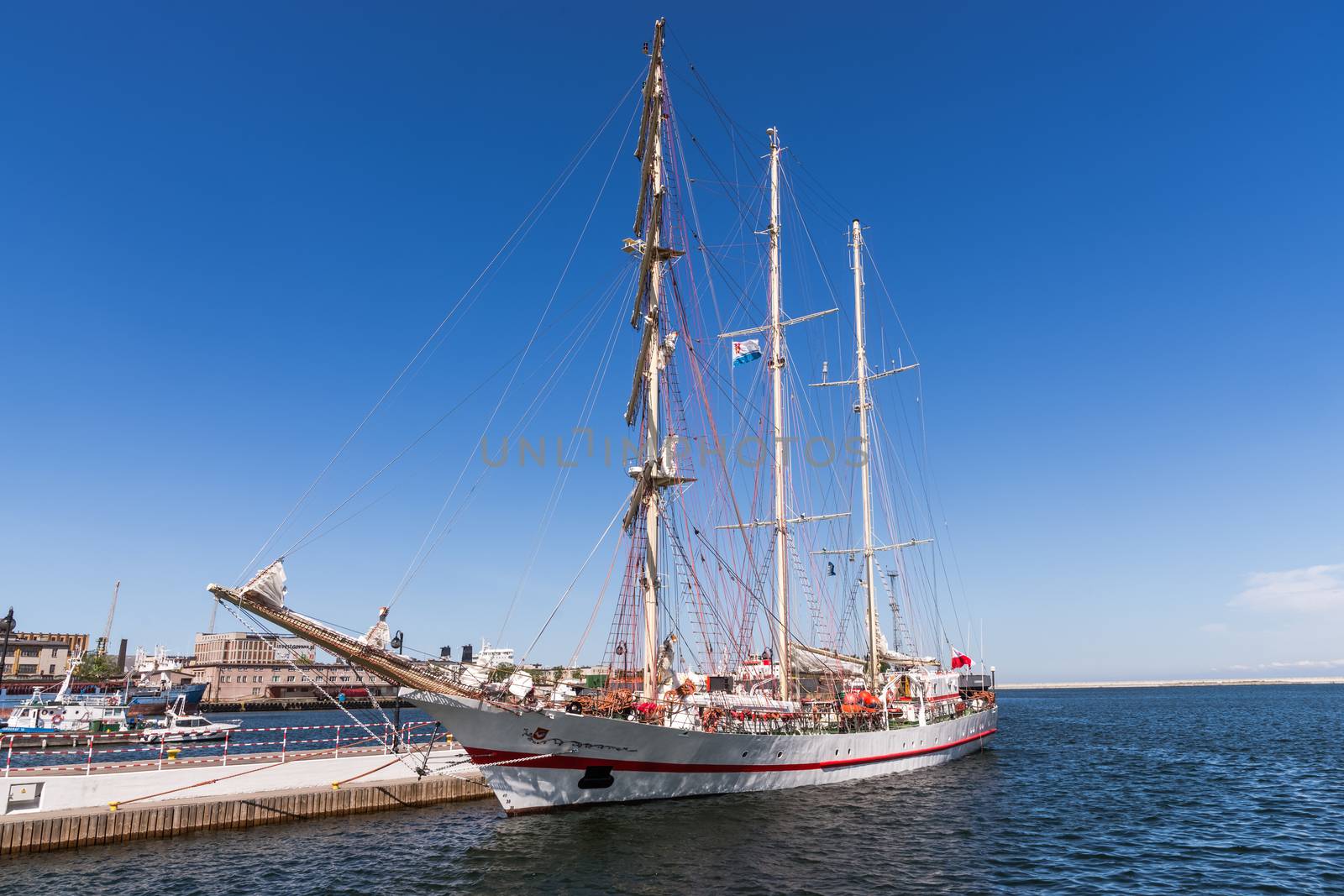 Sailboat in the Port of Gdynia by pawel_szczepanski