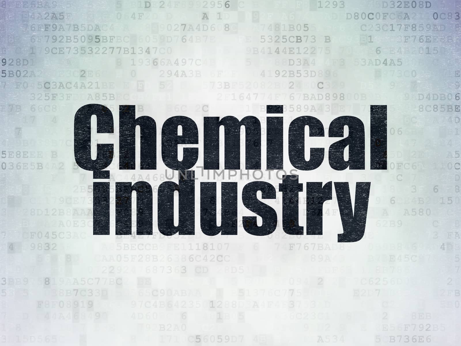 Manufacuring concept: Chemical Industry on Digital Paper background by maxkabakov