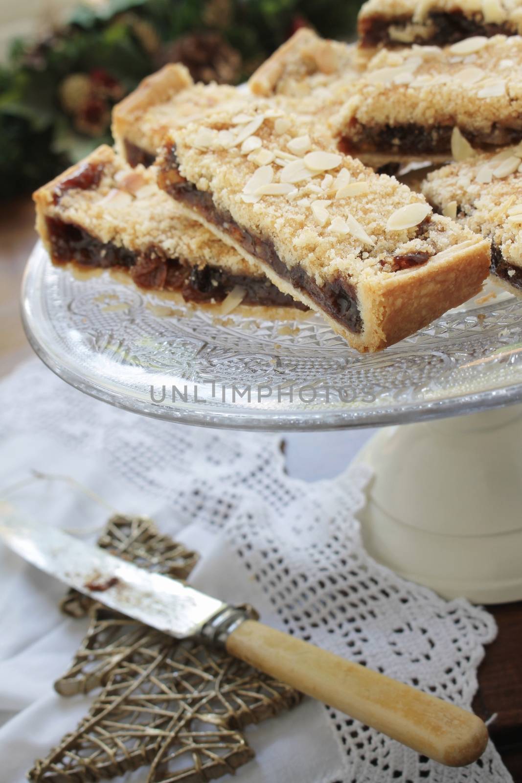 mincemeat Christmas slice