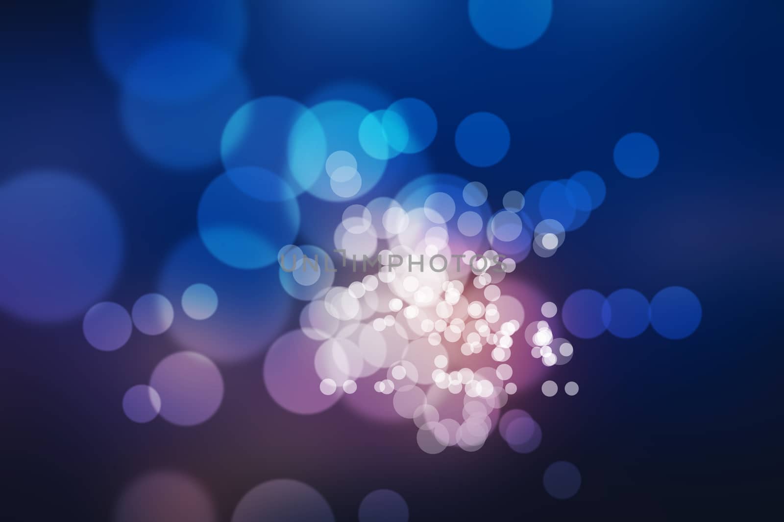 Abstract circular bokeh background by teerawit