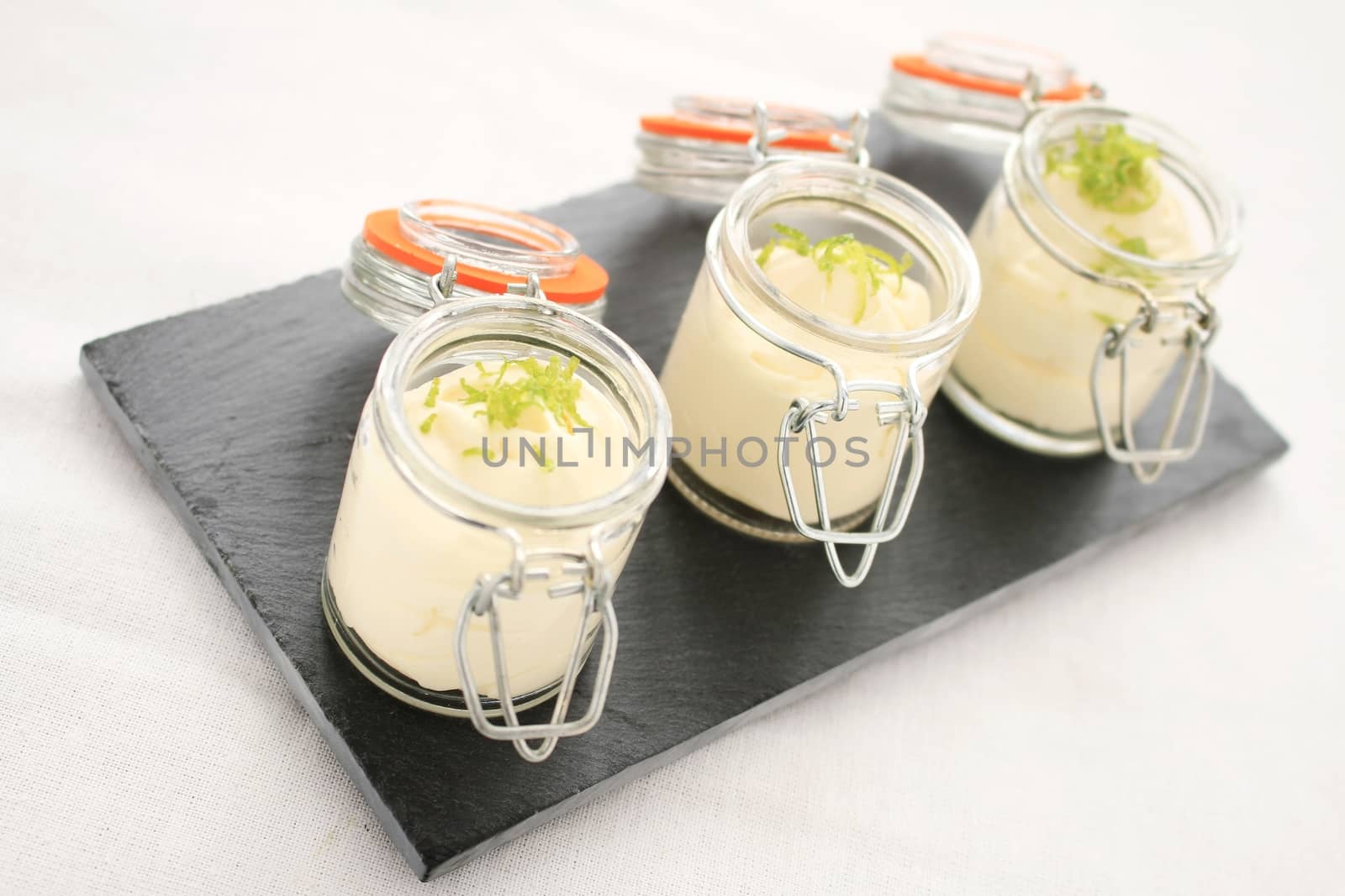 mini lemon mouse canape