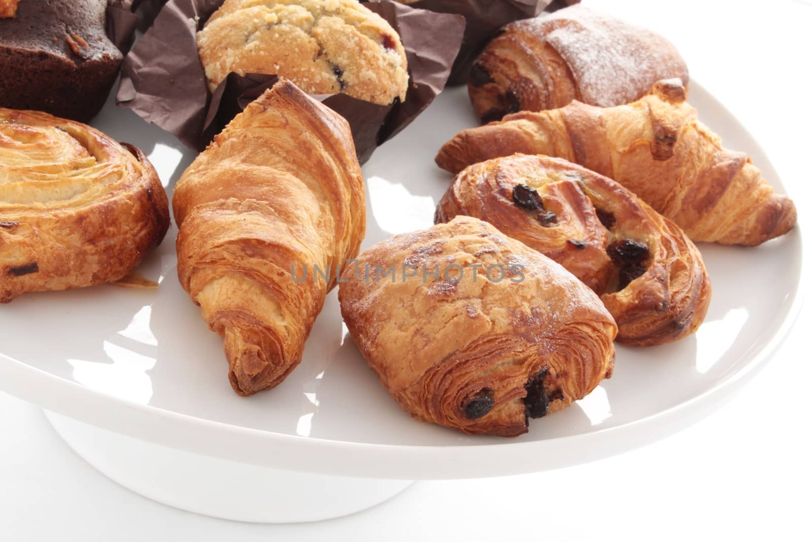 croissants pastries pain au chocolate