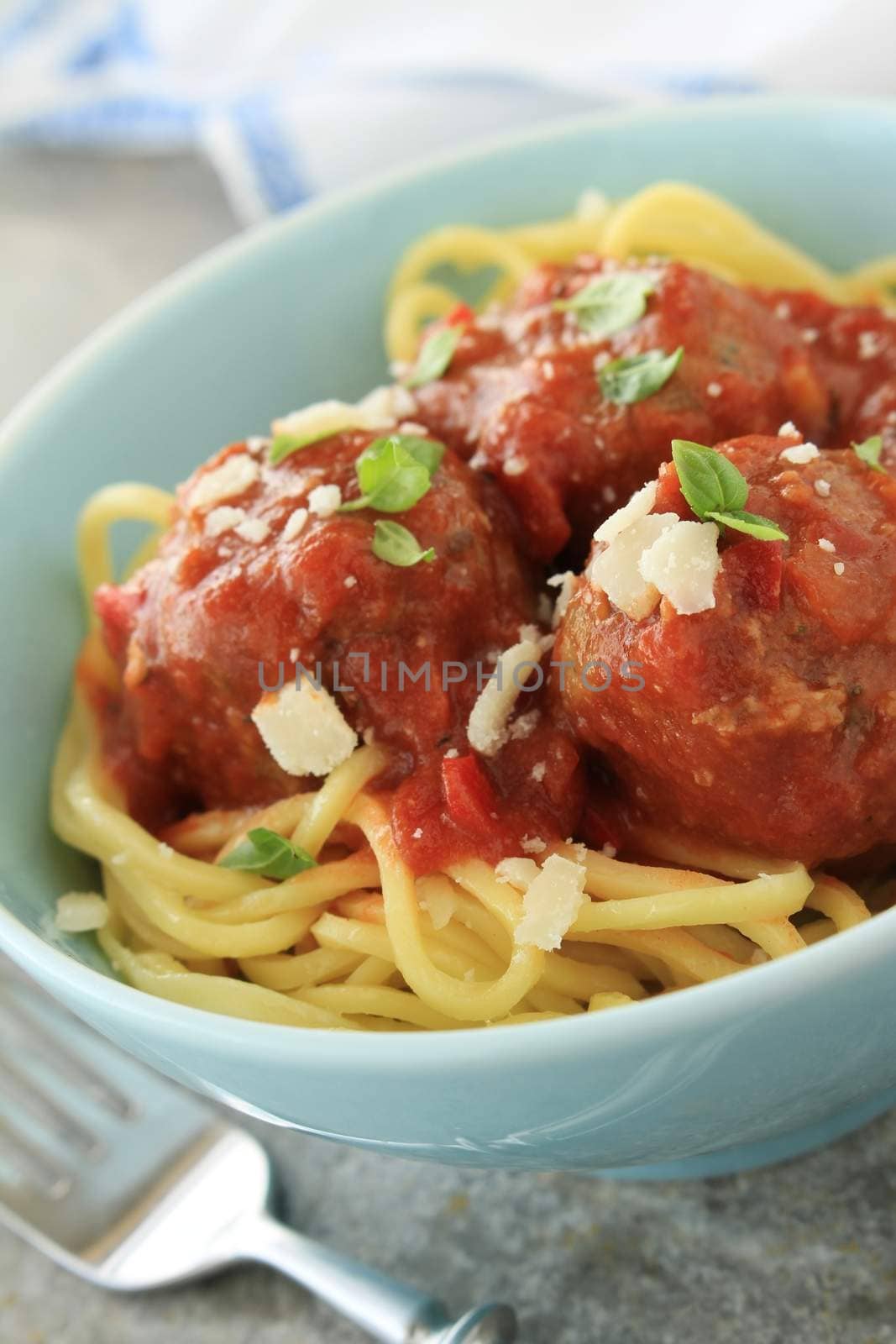 Italian meatballs in tomato sauce