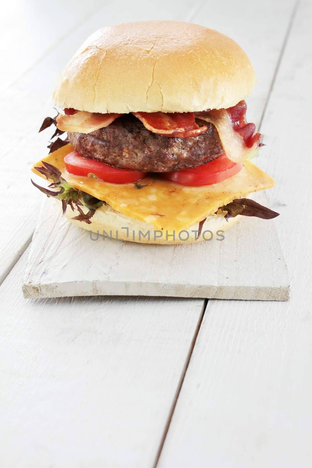 gourmet beef burger by neil_langan
