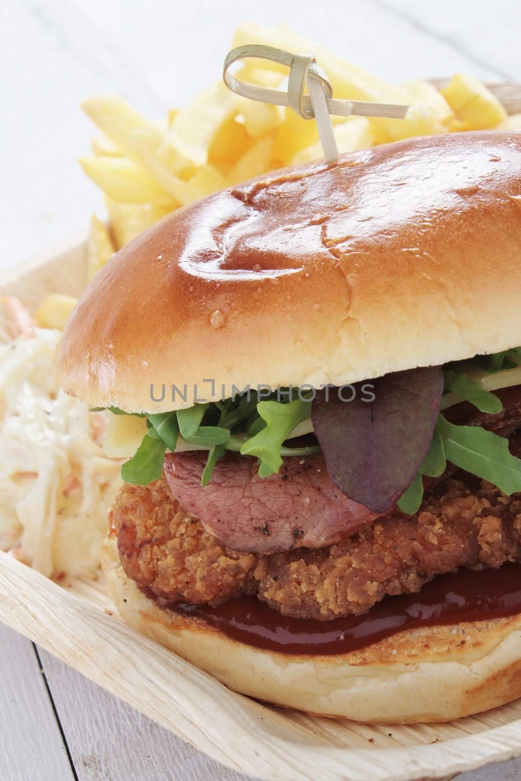 chicken burger by neil_langan