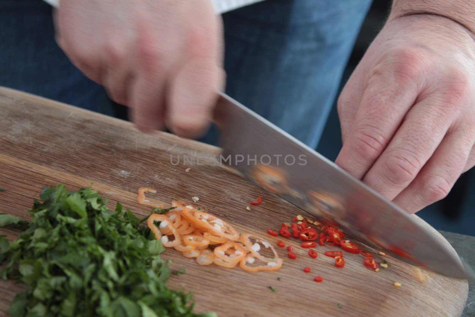chef preparing food by neil_langan