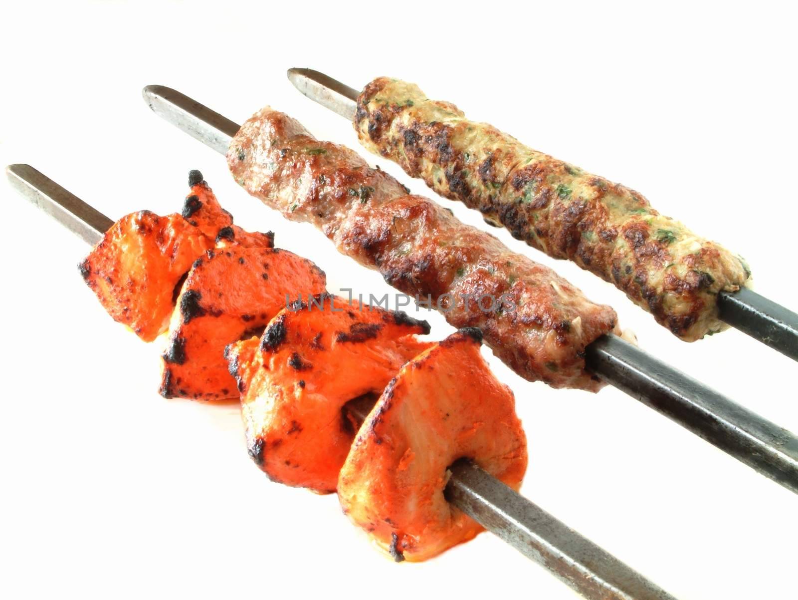 skewered kebabs by neil_langan