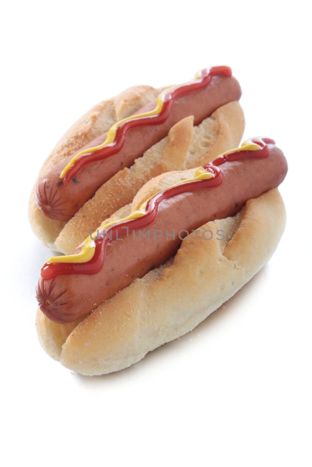 hot dog in bun