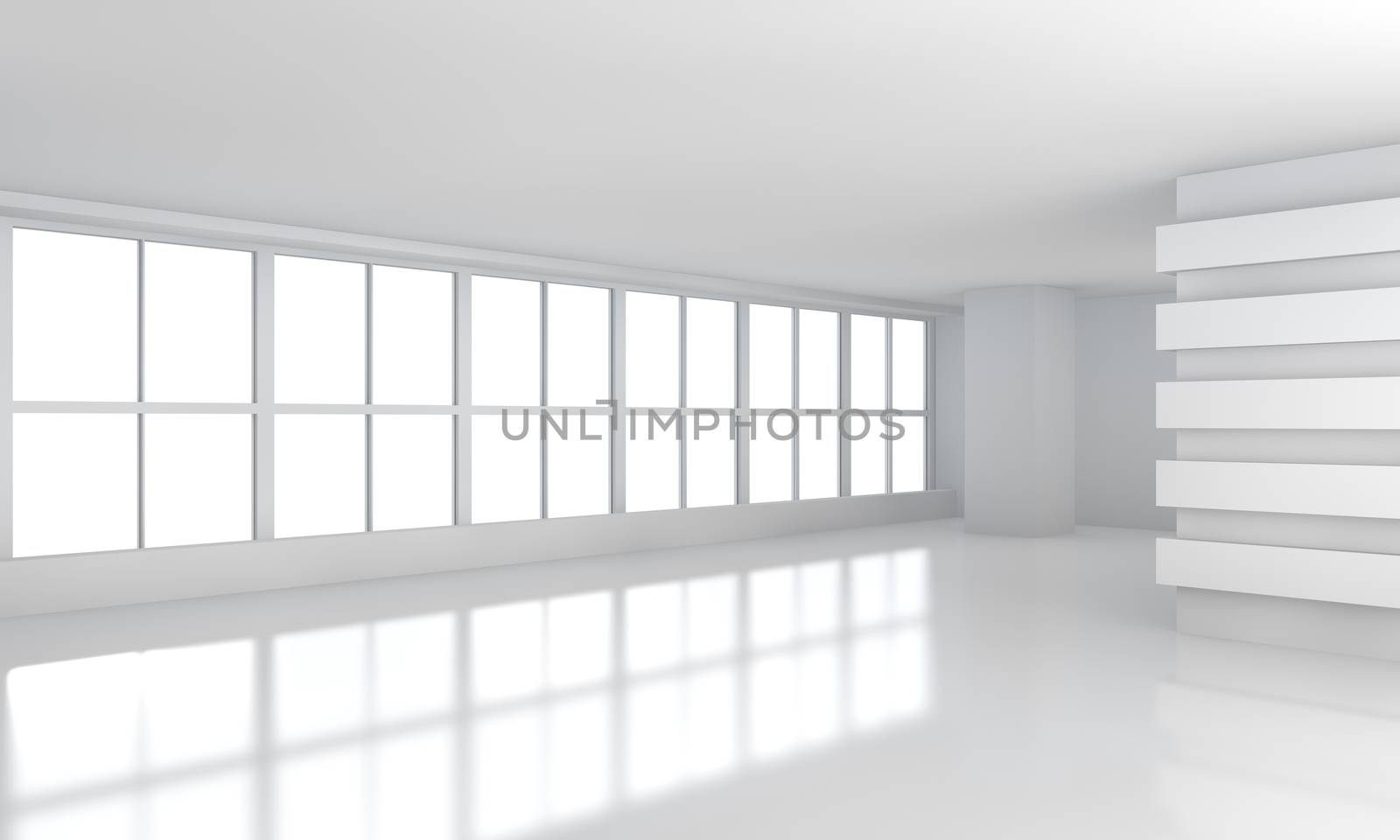 big white business room with window by manaemedia