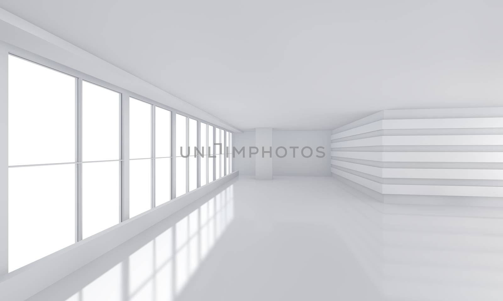 light white room with big window by manaemedia