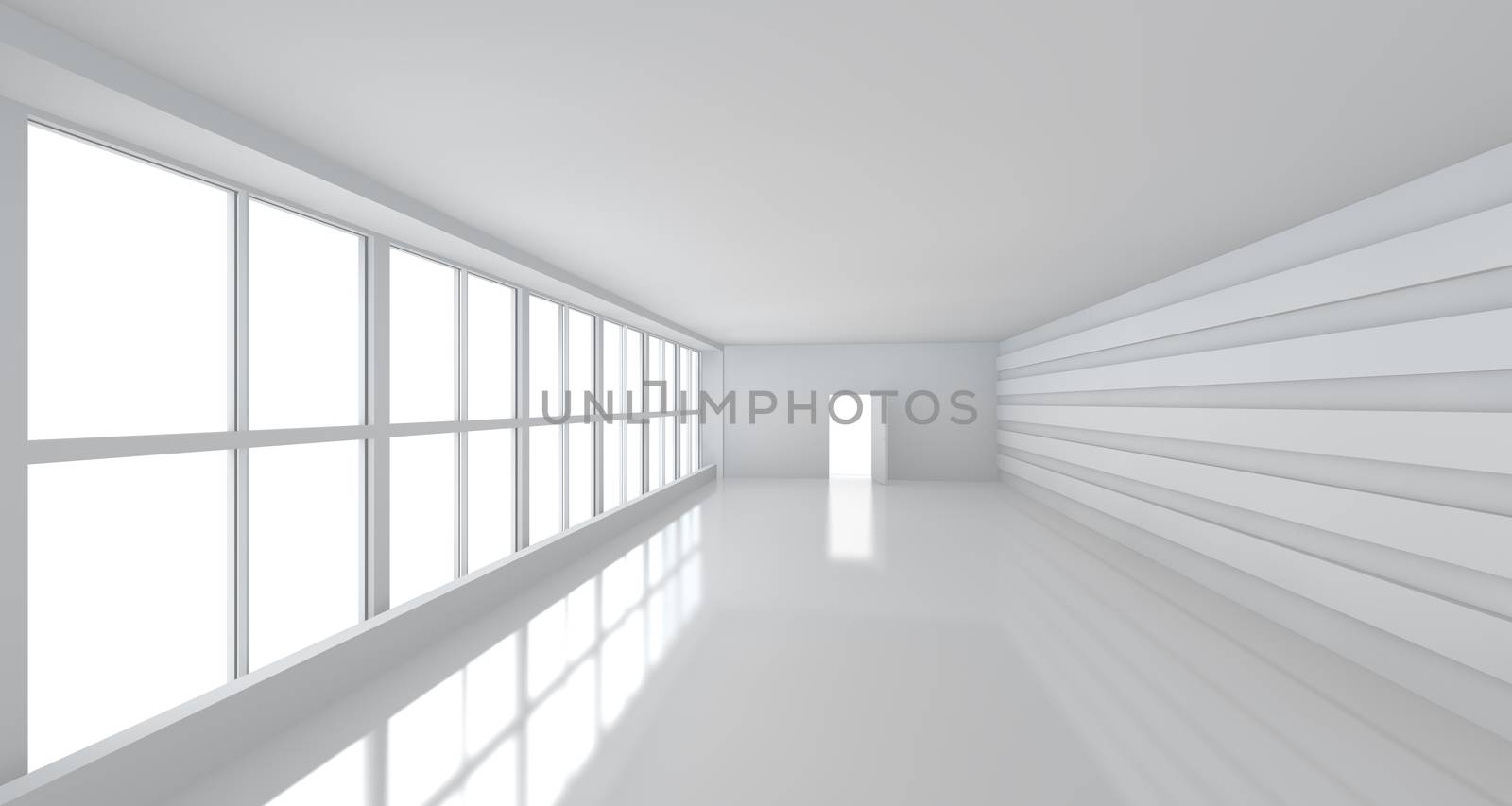light white room with big window by manaemedia