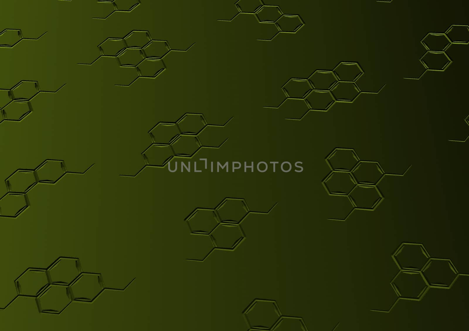 Background with structural chemical formulas by richter1910