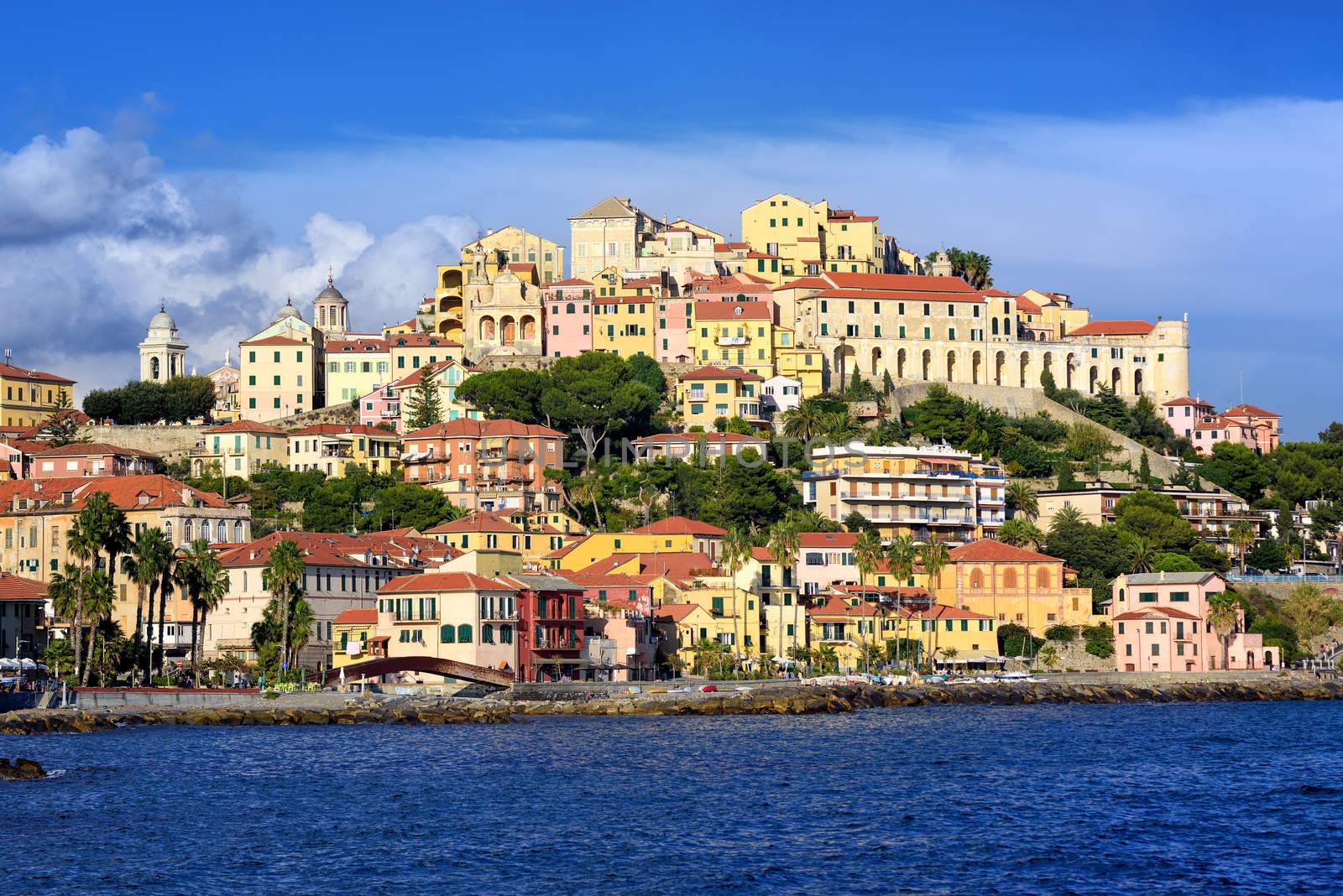 Porto Maurizio, the old town of Imperia, Italy