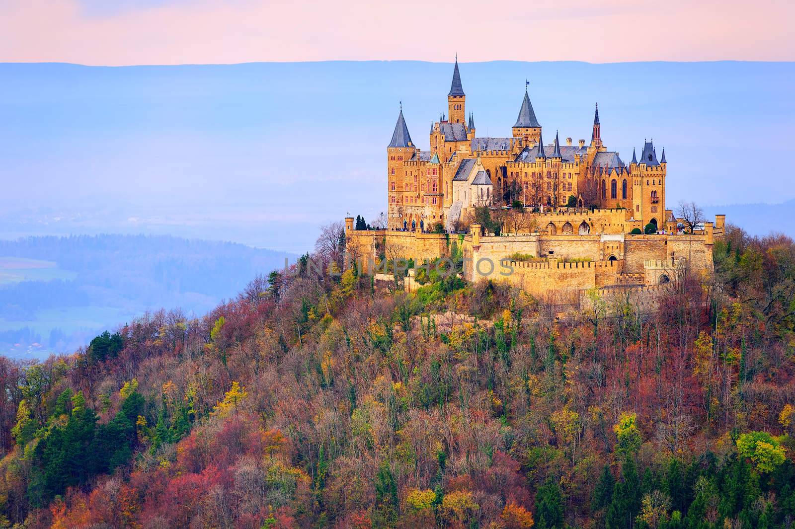 Hohenzollern castle, Stuttgart, Germany by GlobePhotos