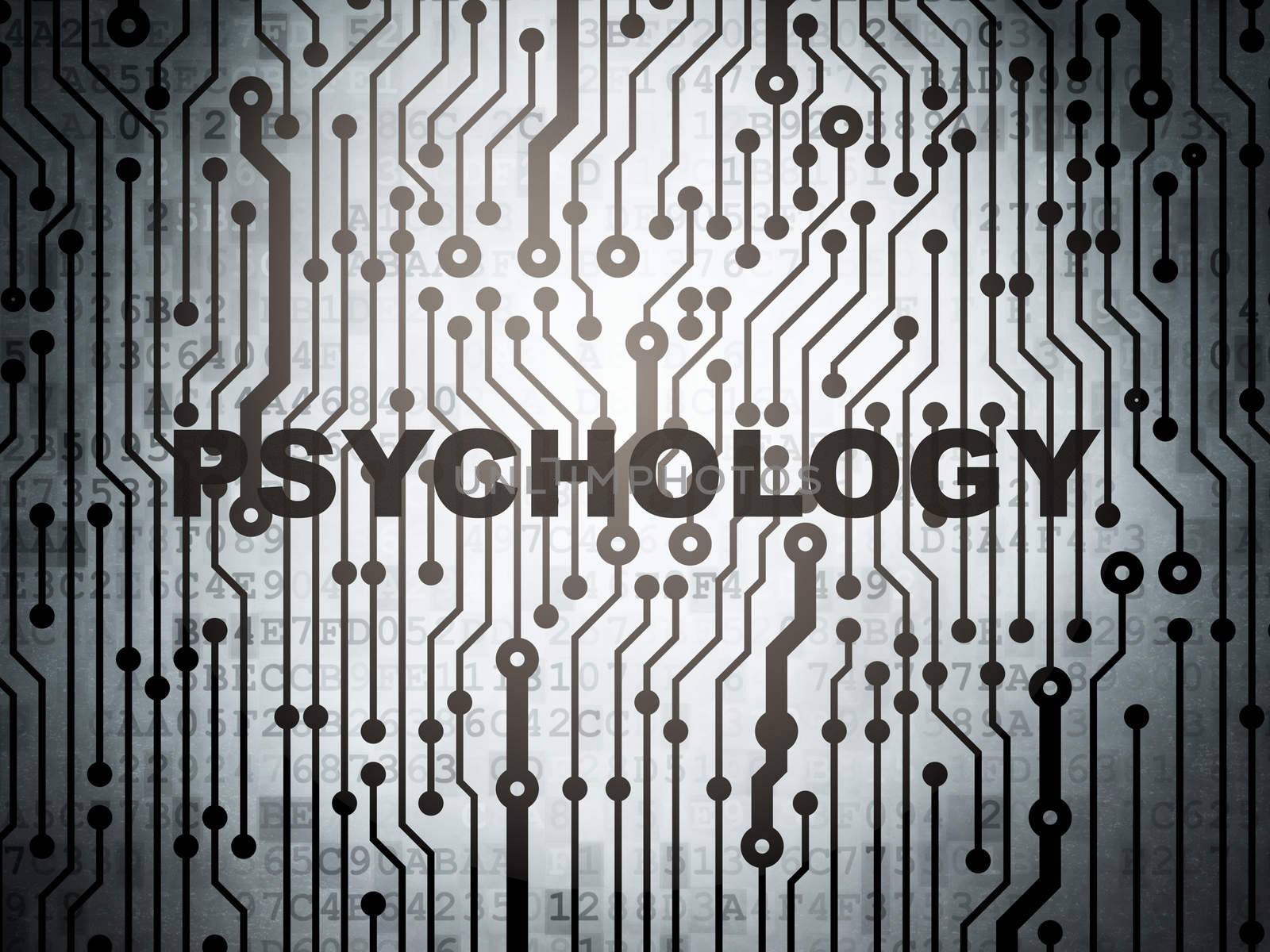 Healthcare concept: circuit board with Psychology by maxkabakov