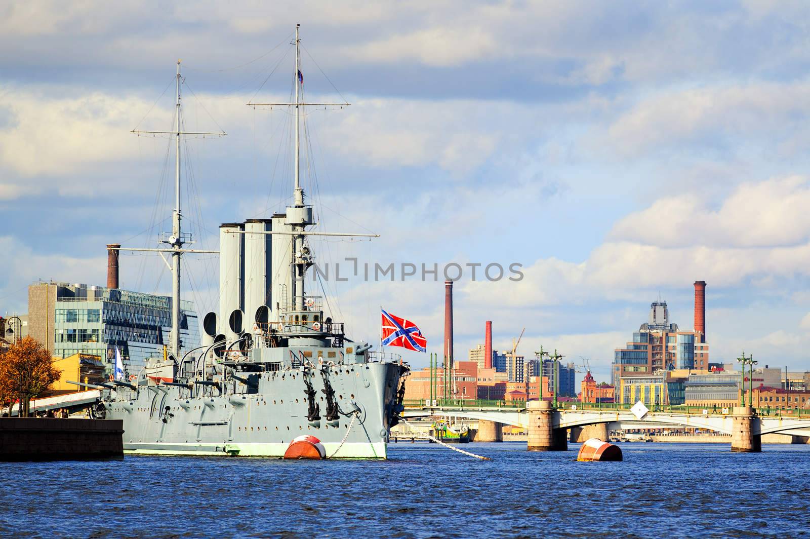 Aurora Cruiser, St Petersburg, Russia by GlobePhotos