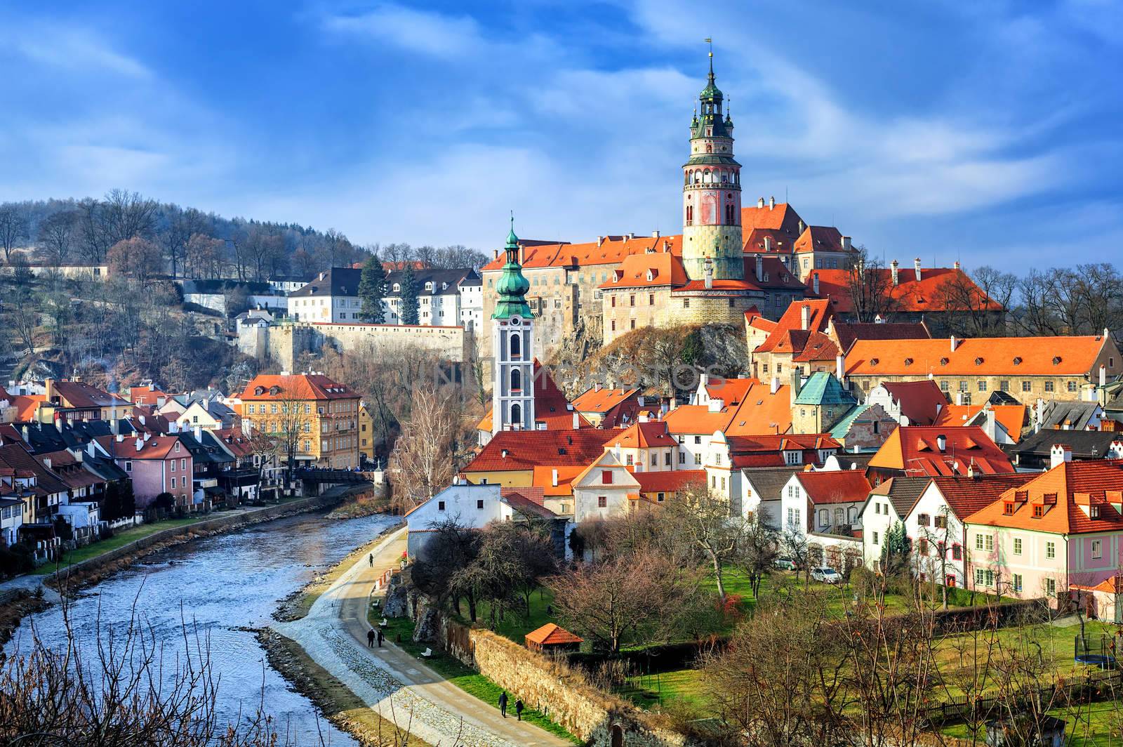 Cesky Krumlov, Czech Republic by GlobePhotos