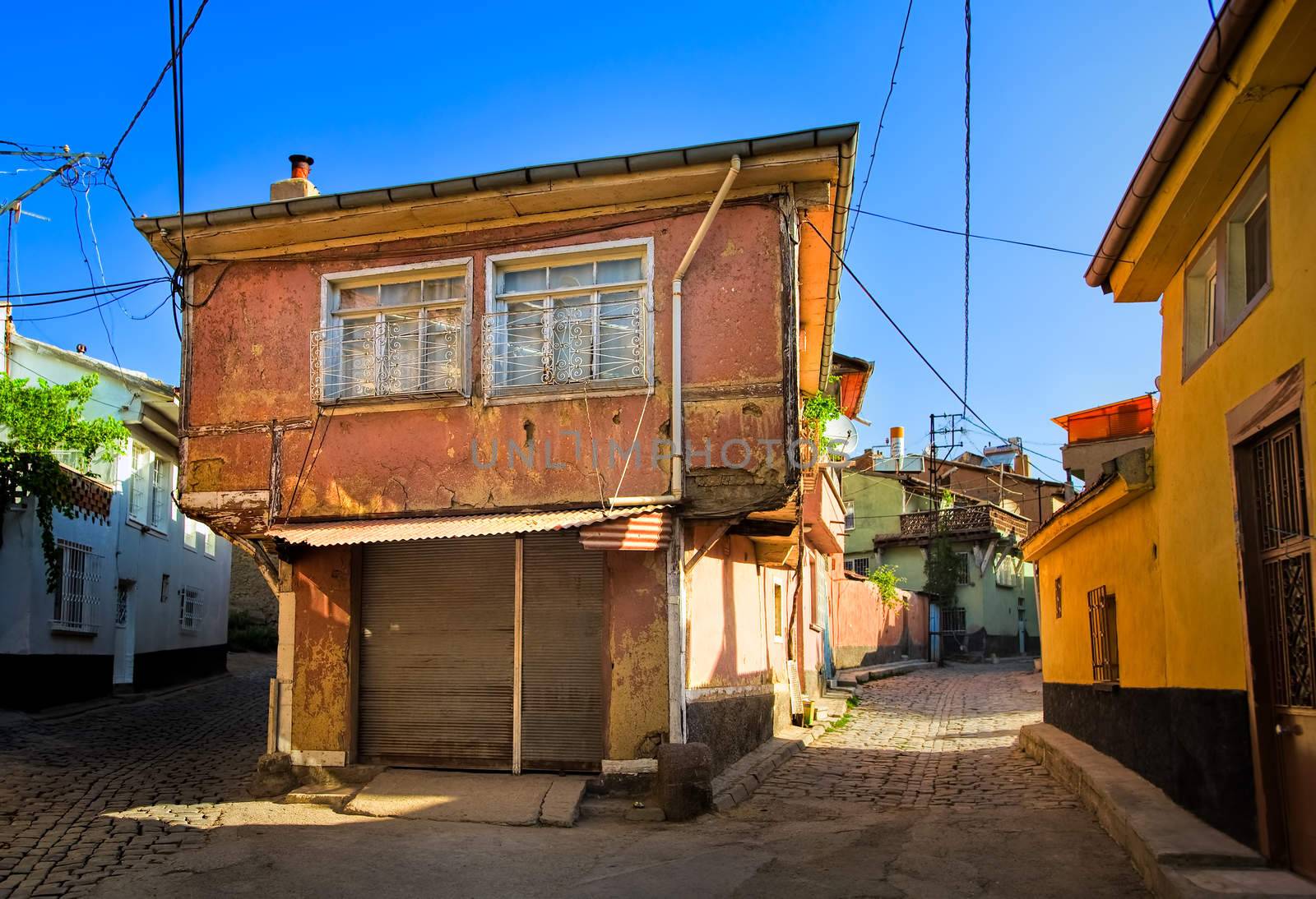 Old traditional ottoman house in Afyon, Turkey