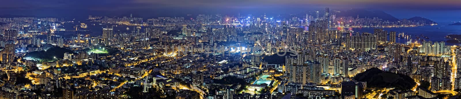 Hong Kong Skyline at Night