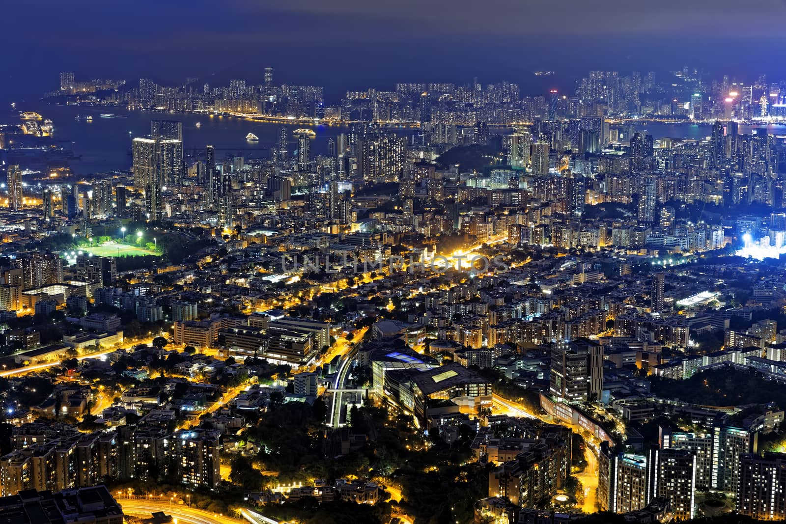 Hong Kong Skyline at Night