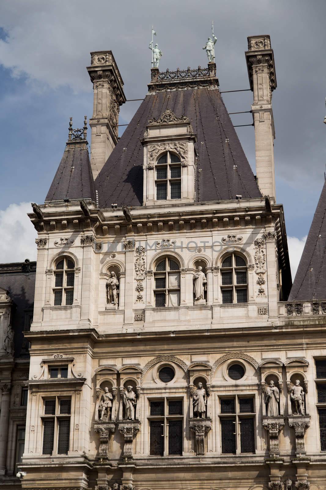 The Hotel de Ville or Paris city hall