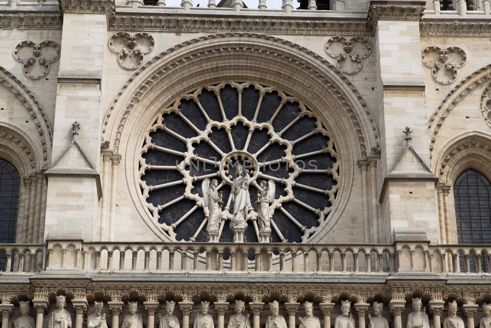 The Notre Dame Cathedral in Paris - France