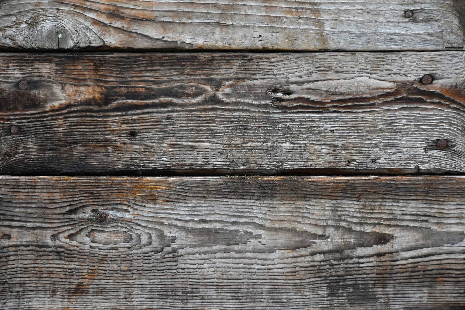 Vintage wooden panel with horizontal planks and gaps by BreakingTheWalls