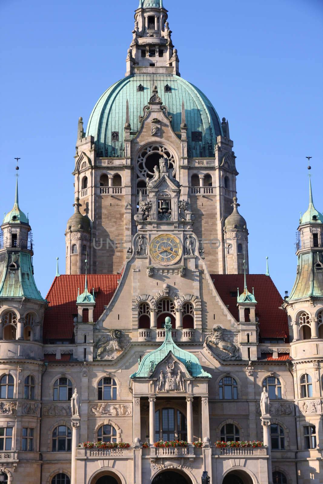 New Town Hall (Rathaus) in Hanover, Germany by vladacanon