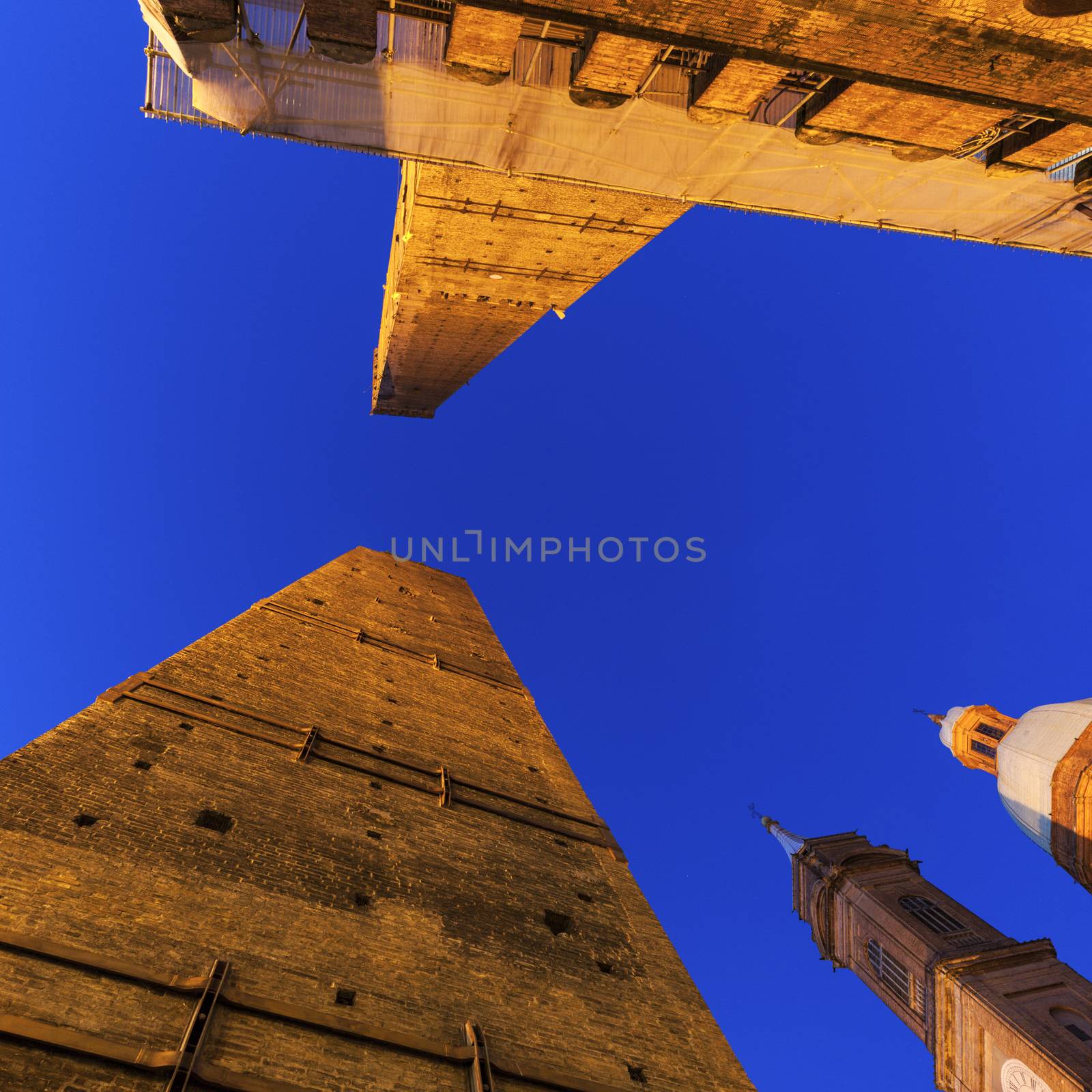 Asinelli Tower in Bologna. Bologna, Emilia-Romagna, Italy