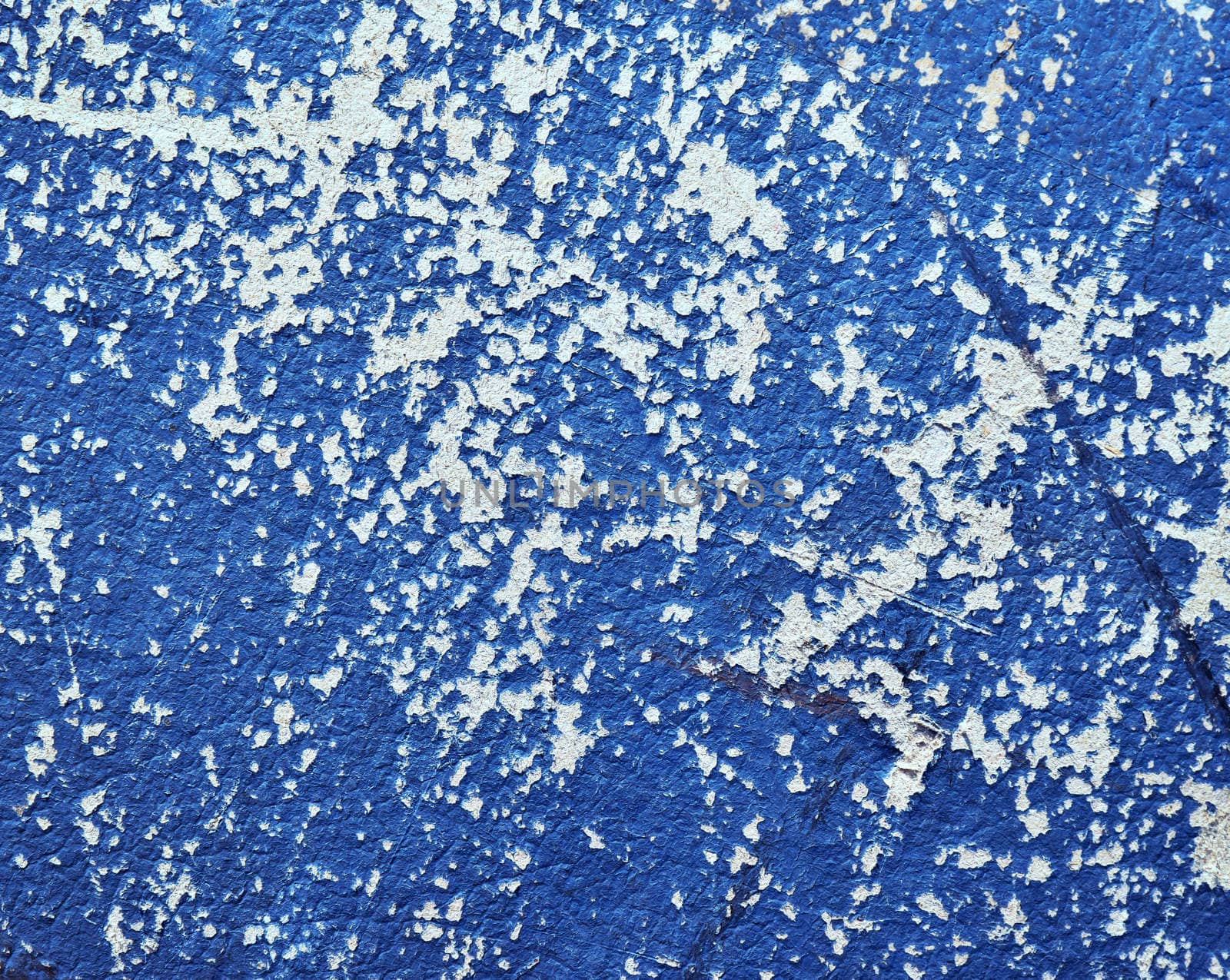 abstract background or texture Old worn blue lacquered cardboard