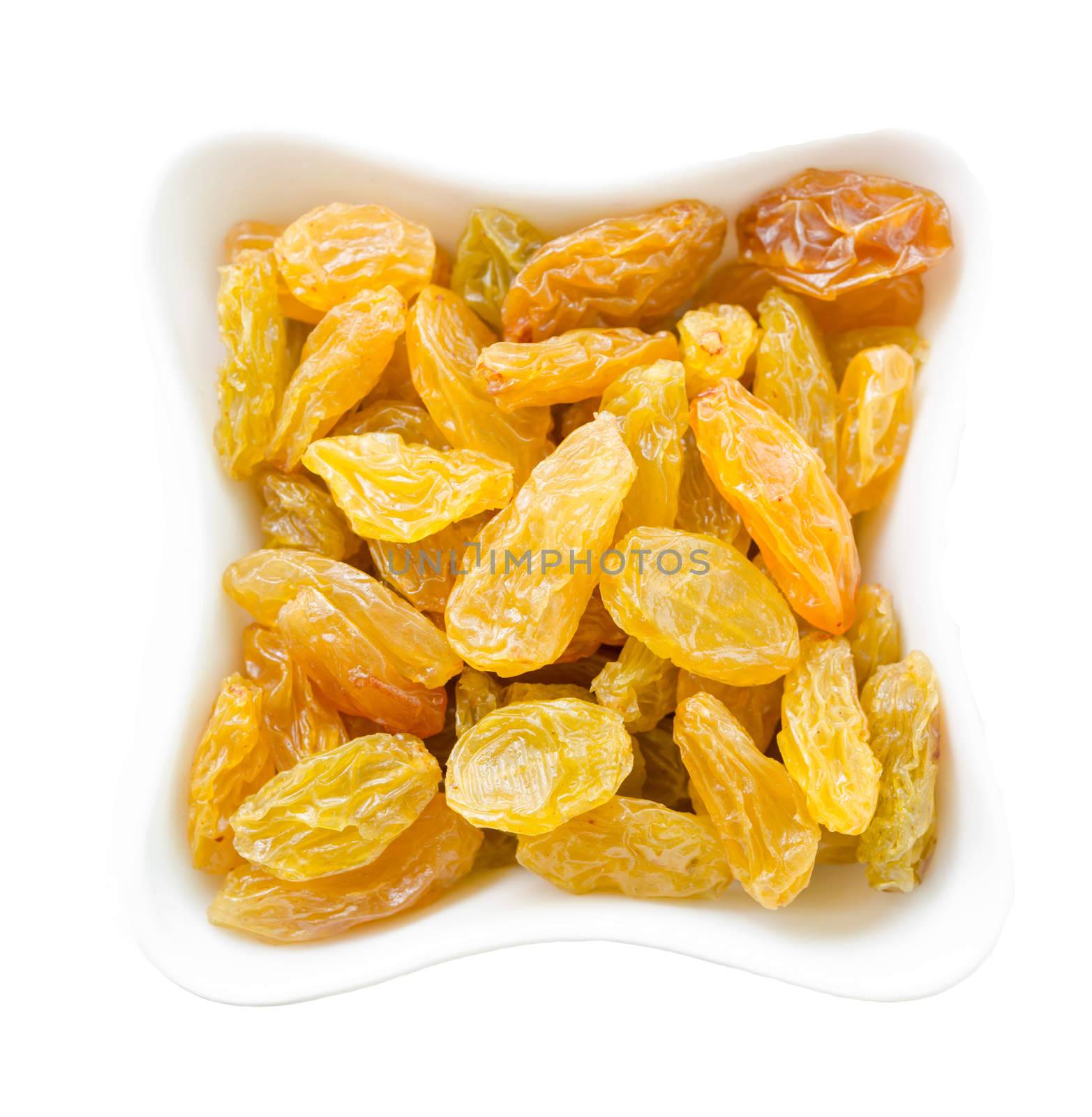 Yellow raisins. by Gamjai